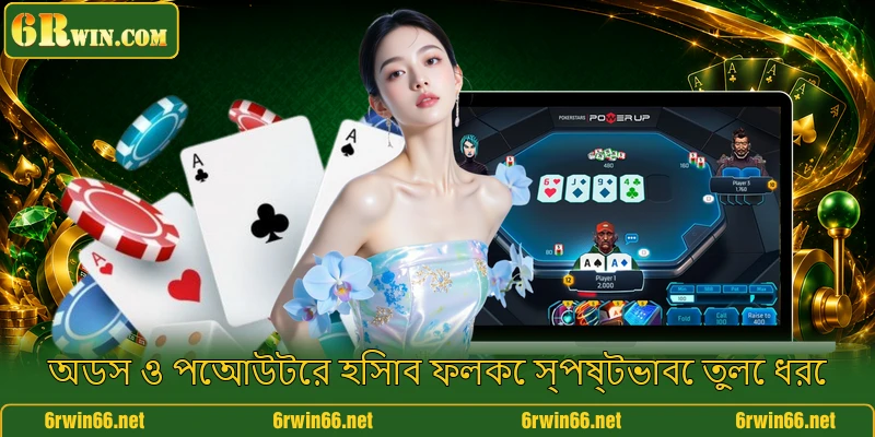 অডস ও পেআউটের হিসাব ফলকে স্পষ্টভাবে তুলে ধরে অডস ও পেআউটের হিসাব ফলকে স্পষ্টভাবে তুলে ধরে