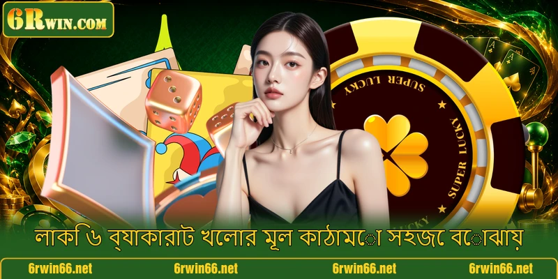 লাকি ৬ ব্যাকারাট খেলার মূল কাঠামো সহজে বোঝায়